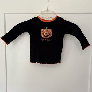 Little Legends Vintage Happy Halloween Pumpkin Long Sleeve Shirt 18 months
